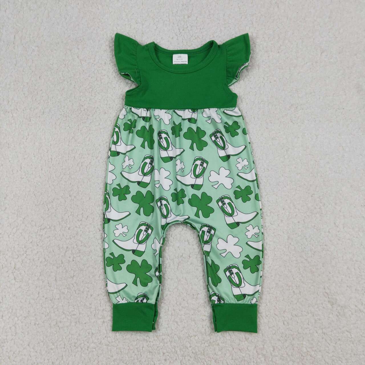 st patrick day baby Romper SR3783