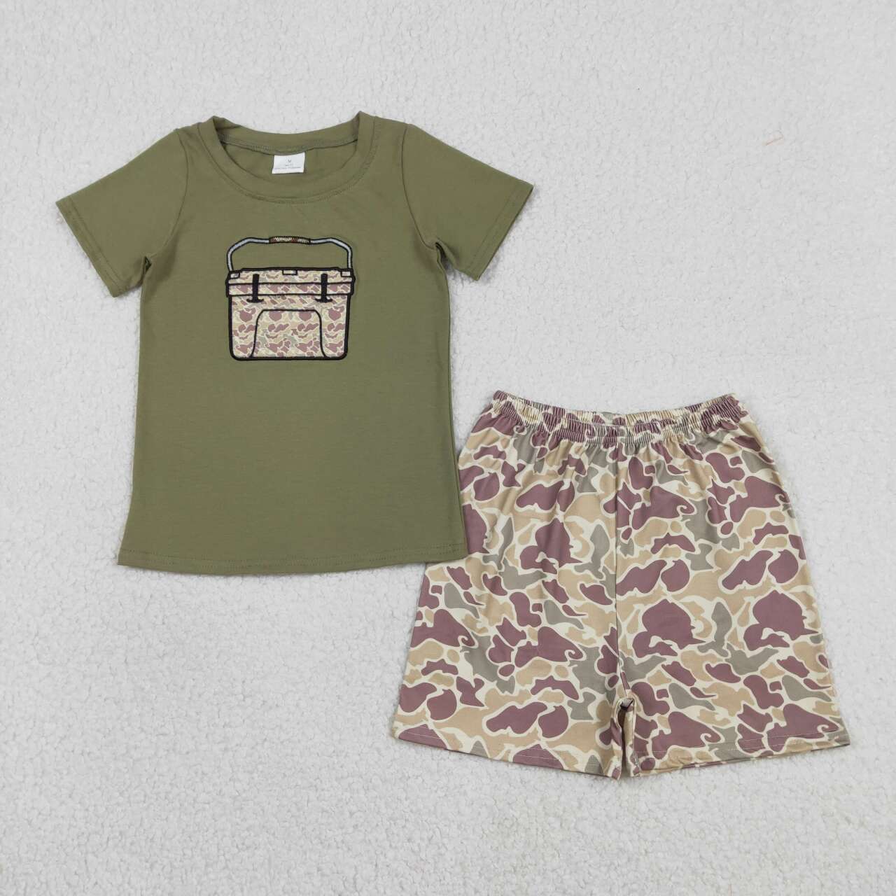 Camo embroidered boy Set BSSO1767