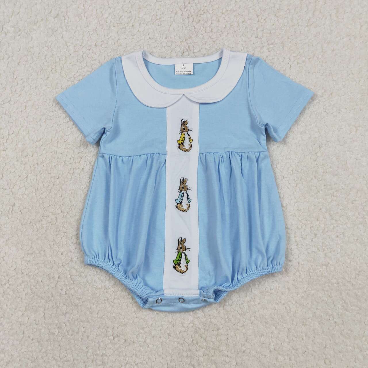 Easter embroidery Bunny baby Romper SR3383