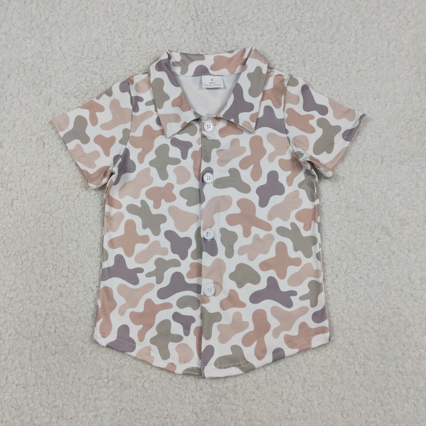 Camo Button Shirt BT1564