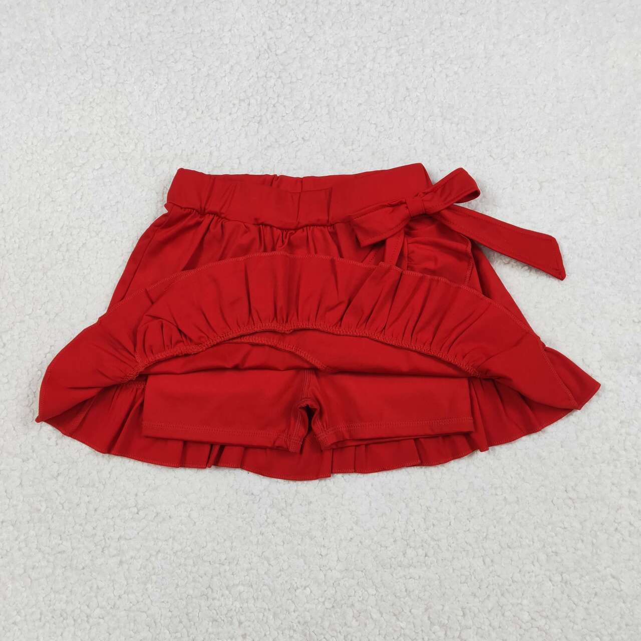Athletic Red Girls Skort GLK0215