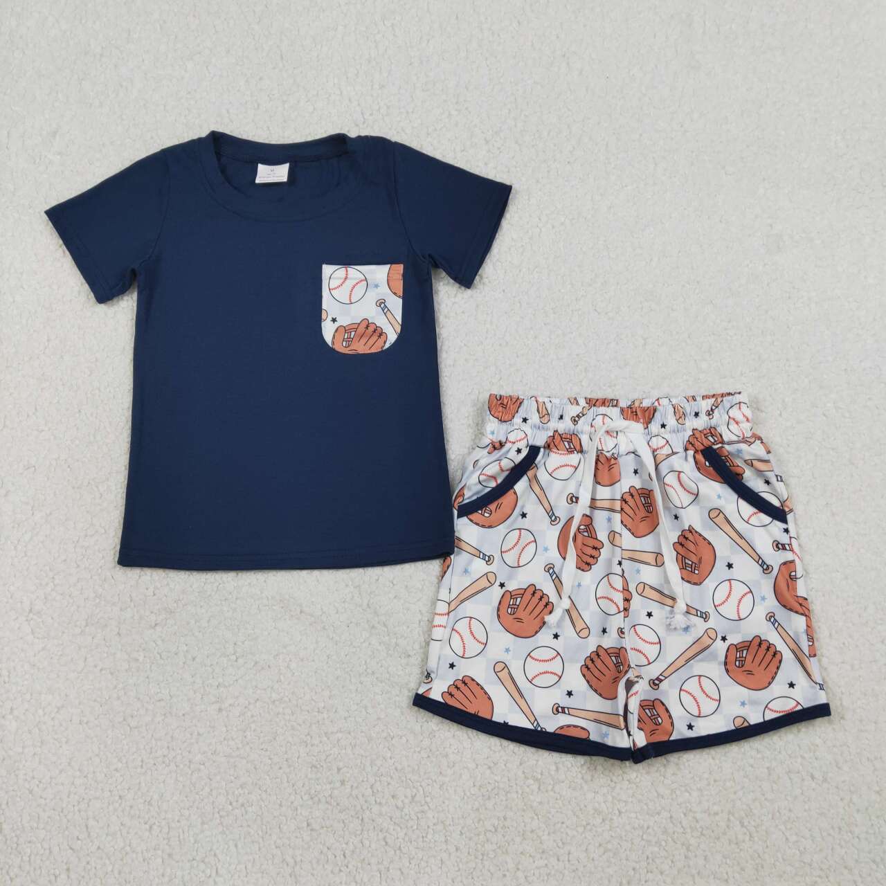 Summer Baseball Navy Girls Set  BSSO1669