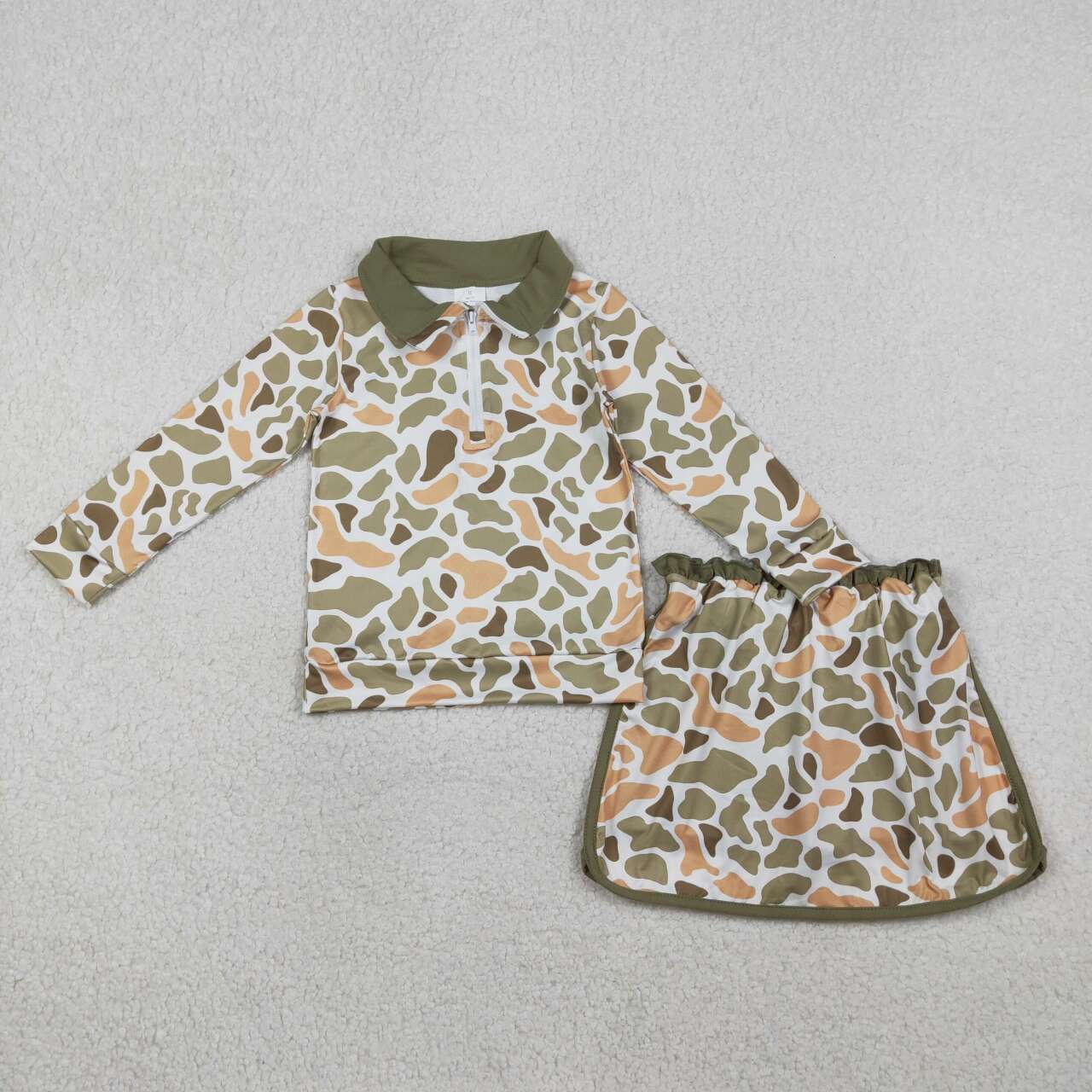 Camo girls skort set GLD1545