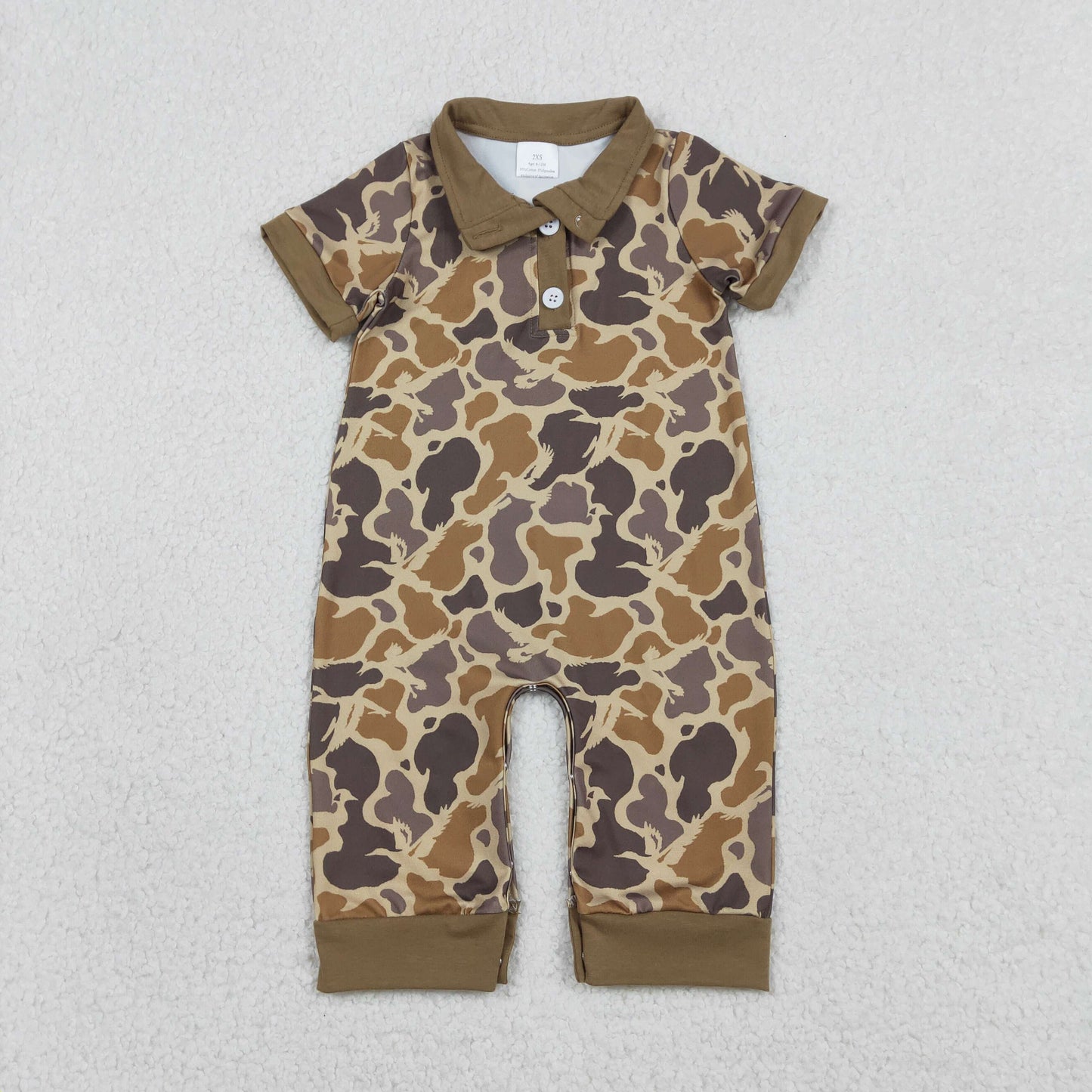 Brown camo baby Romper SR3638