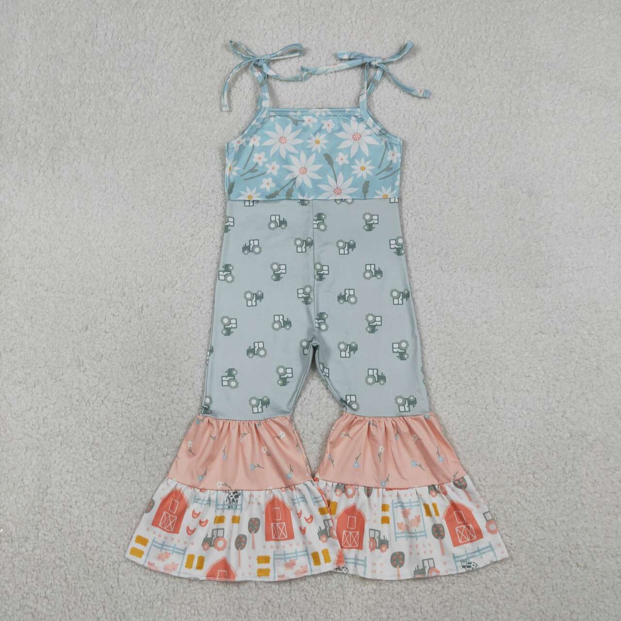 flower tier Girls Jumpsuit SR3587