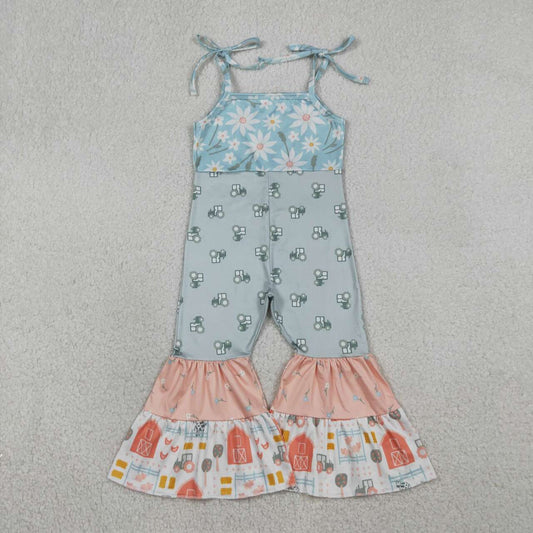 flower tier Girls Jumpsuit SR3587