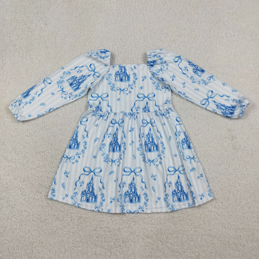 castle Long Sleeve Girls Dress GLD1567