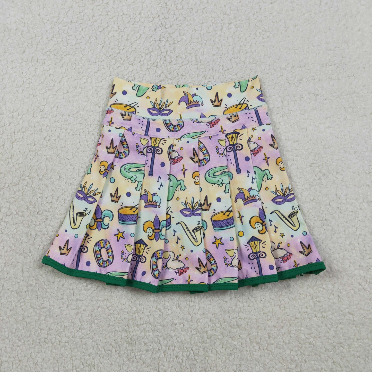 Athletic mardi gras Girls Skort GLK0163