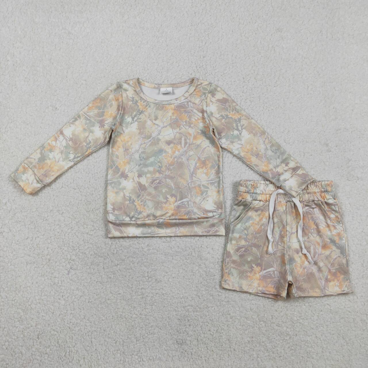 Camo long sleeve Boy Set  GLS0058