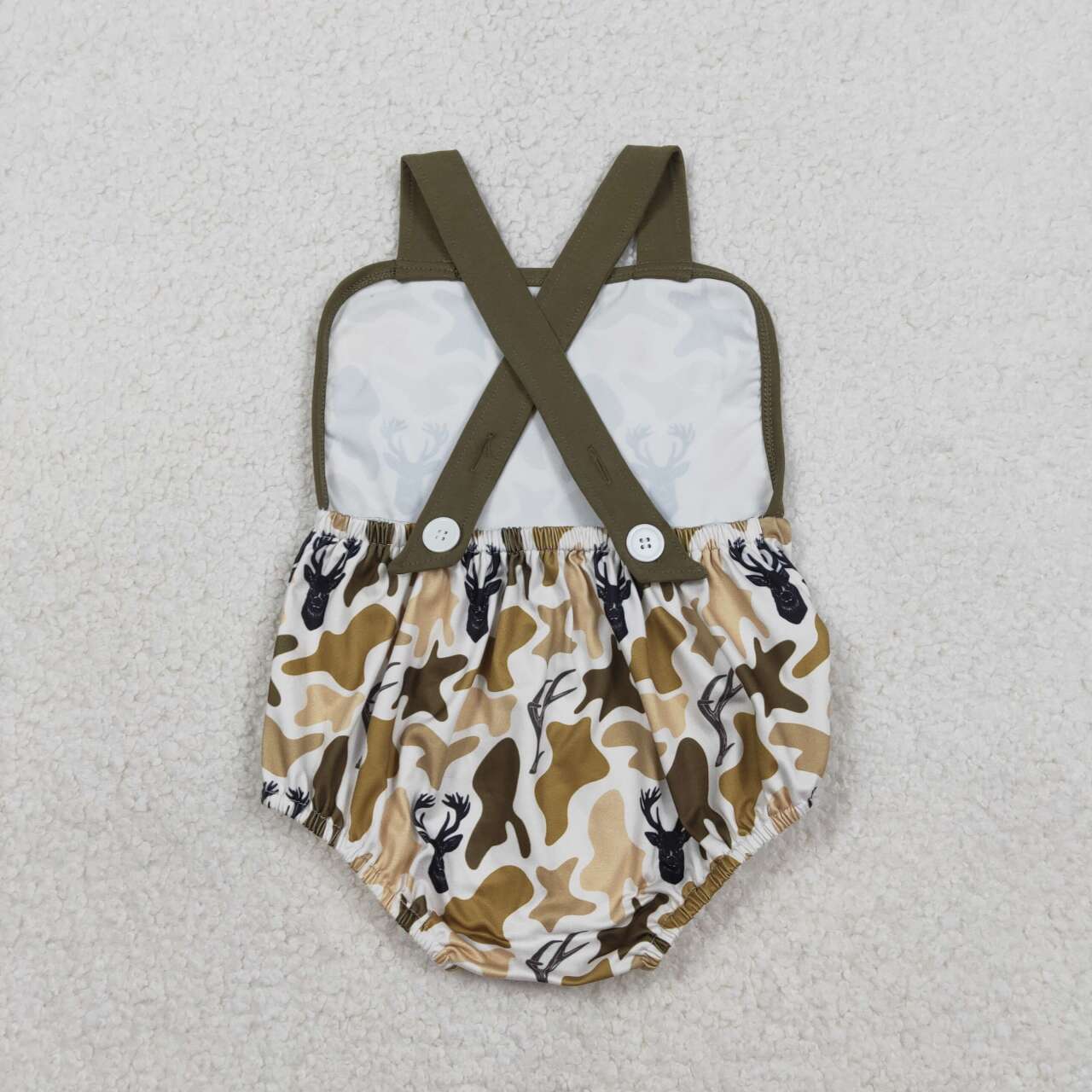 Camo Deer Print Baby Romper SR3924
