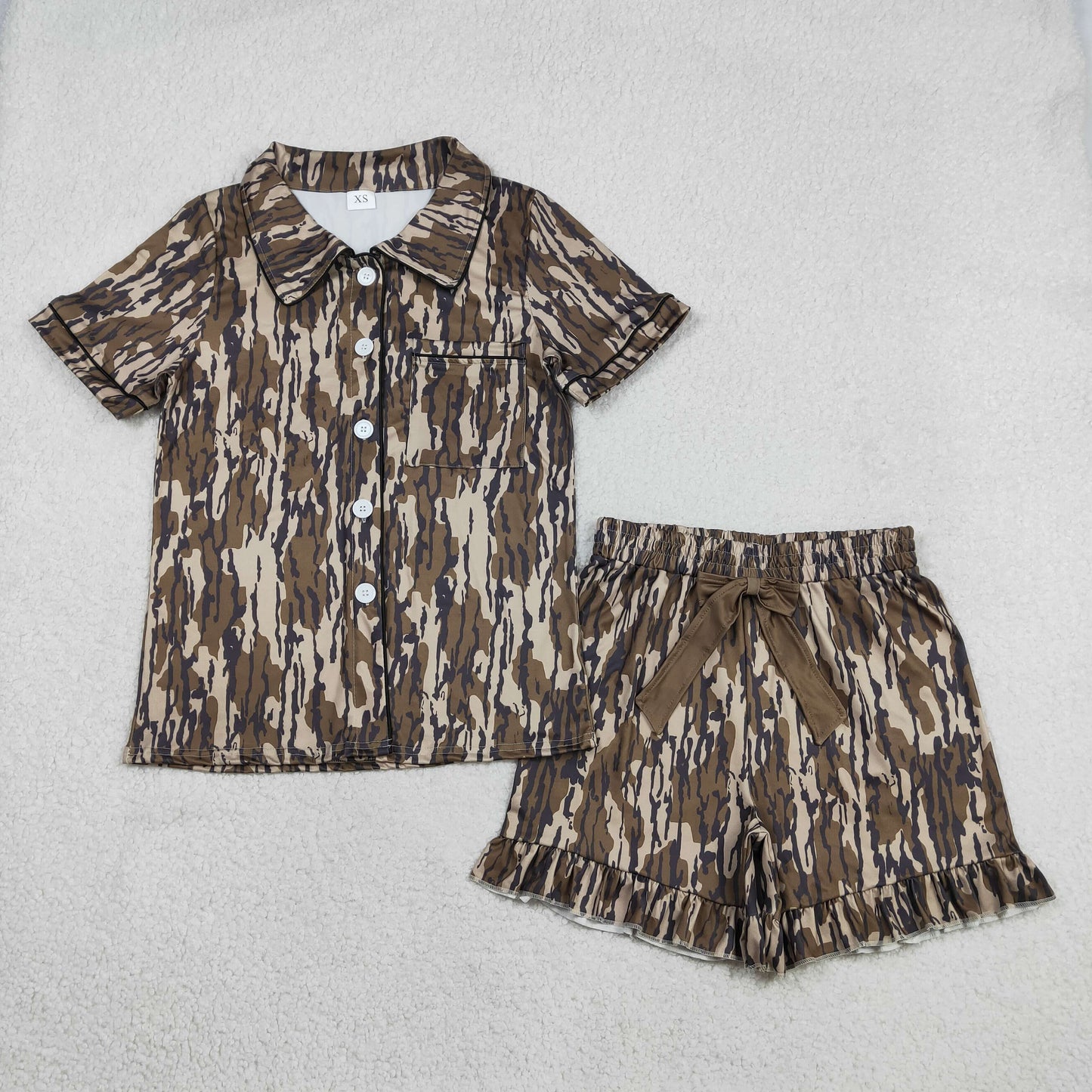 Adult Camo short pajamas GSSO3136