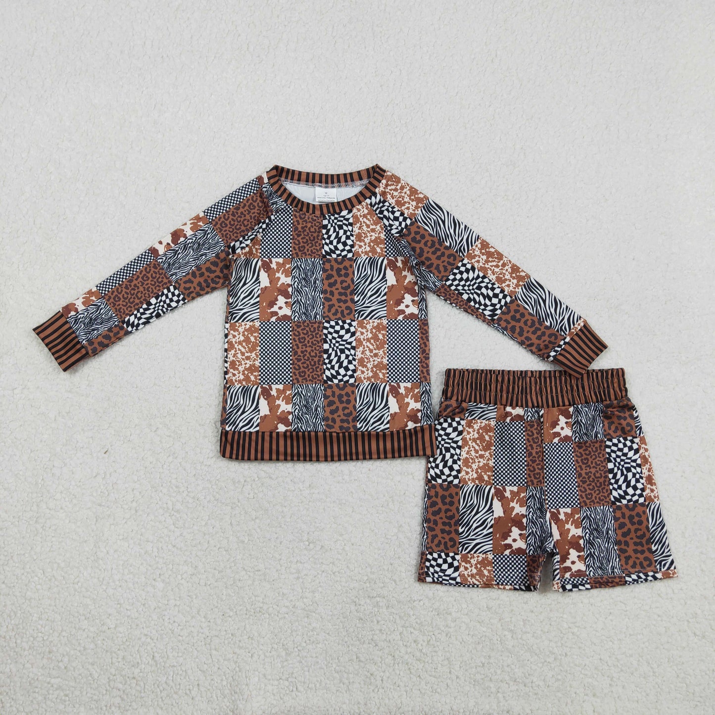 Leopard Long Sleeve Boy Set  GLS0079