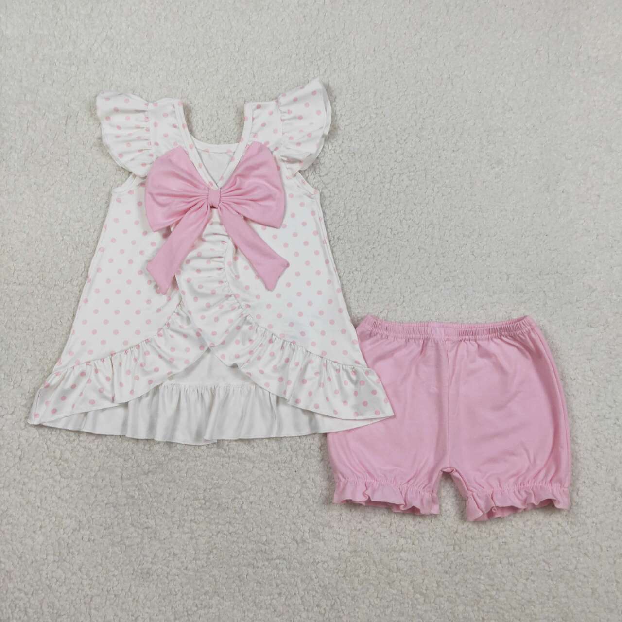 Pink Dots cross Girls Set  GSSO3018
