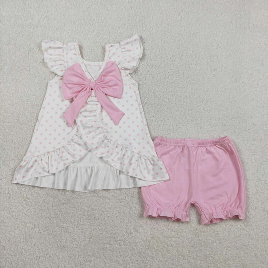 Pink Dots cross Girls Set  GSSO3018