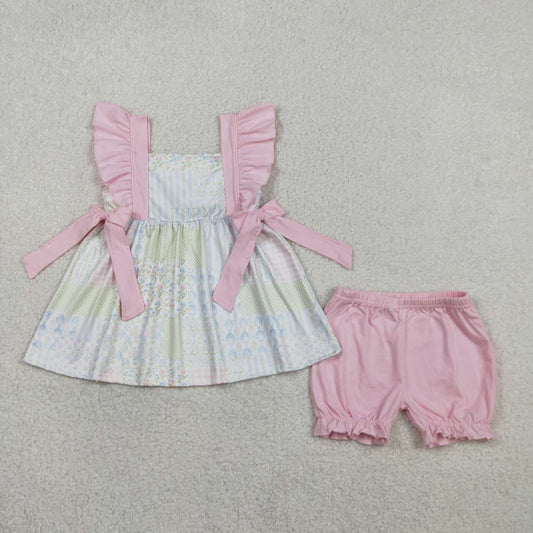 flower Ruffle Girls Set GSSO2951