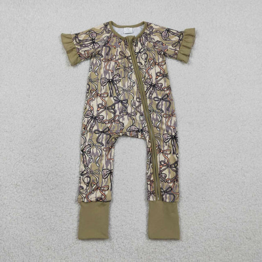 Camo Bow Baby Romper SR3931