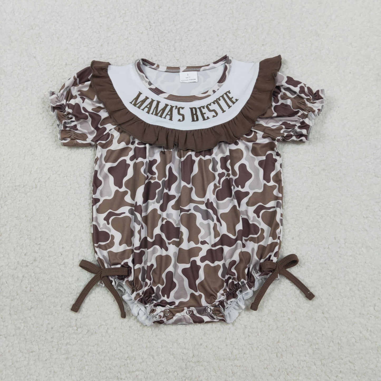 Camo mama embroidered Baby Romper SR3888