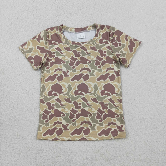 Camo print short sleeve Shirt BT1713