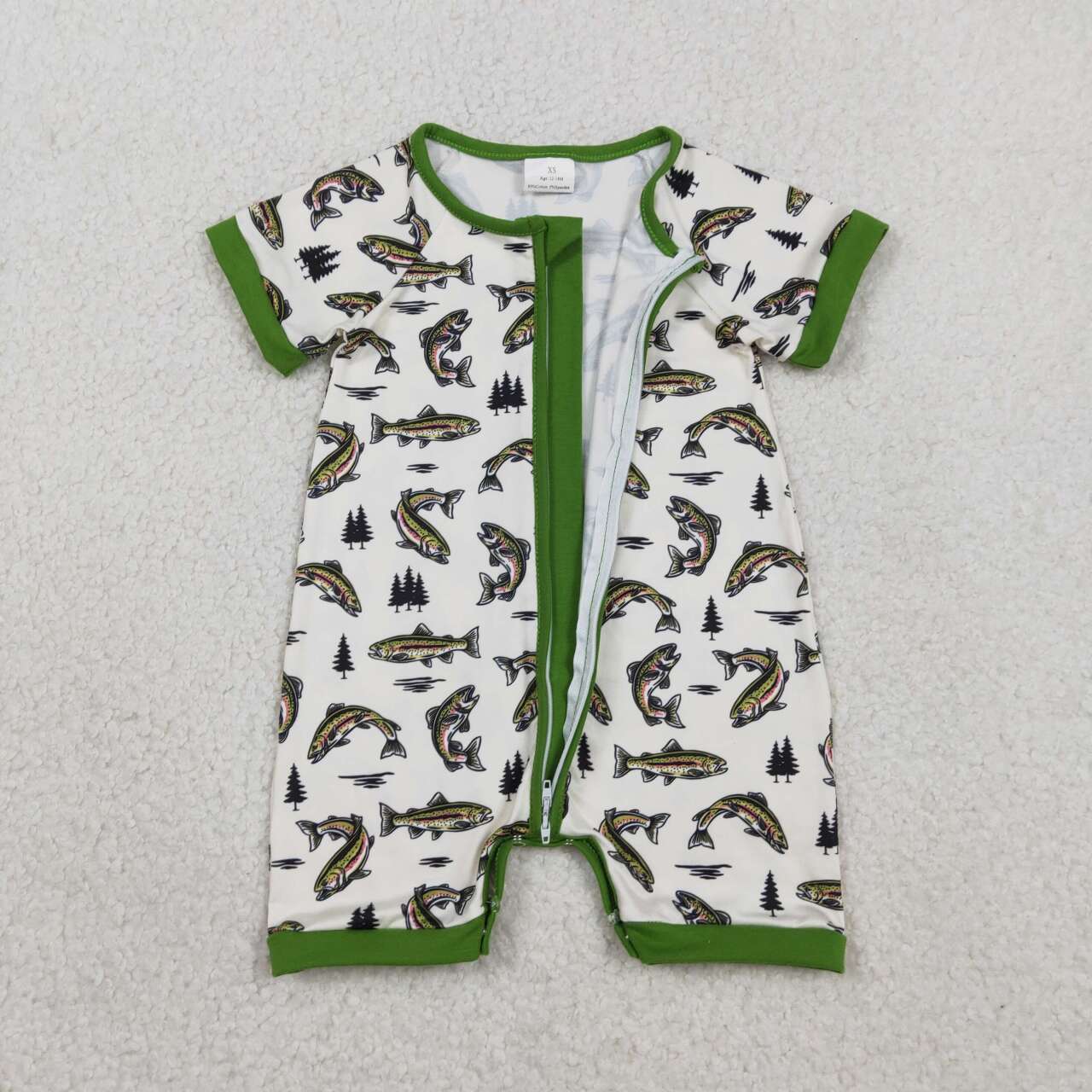 Fish Print Baby Romper  SR3095