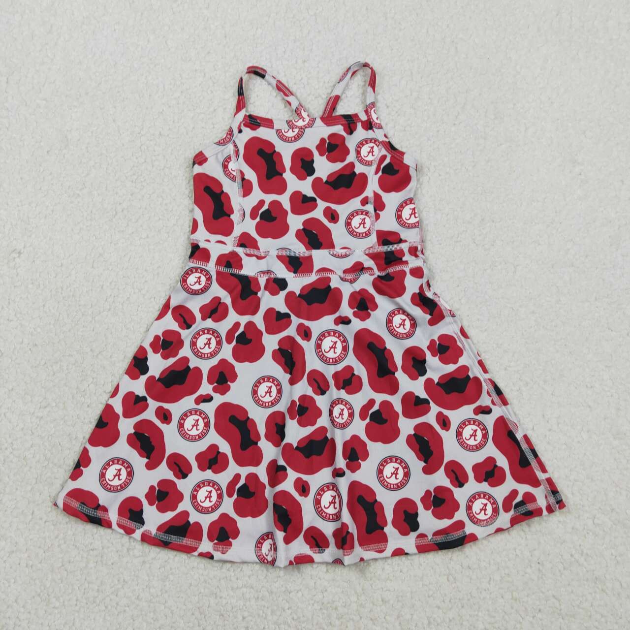 Athletic Red Girls dress GSD3635