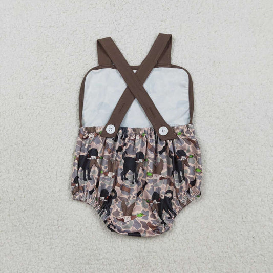 Camo Duck Dog Baby Romper SR3928