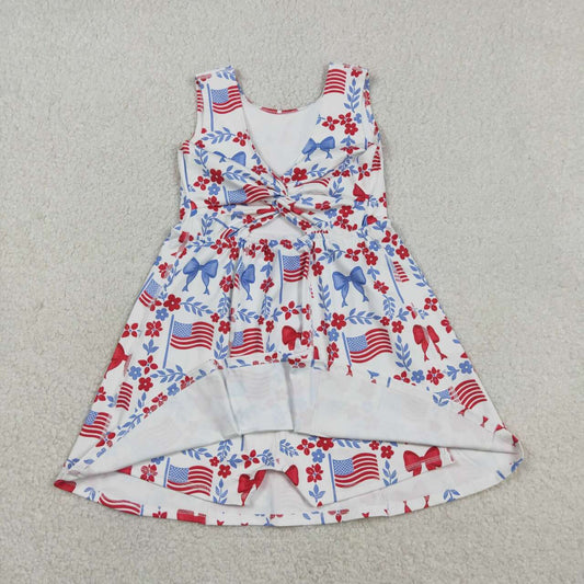 July of 4th flag Bow Athletic Girls Dress GSD3500