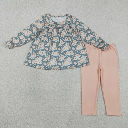 flower pants long sleeve girl Suit GLP2776