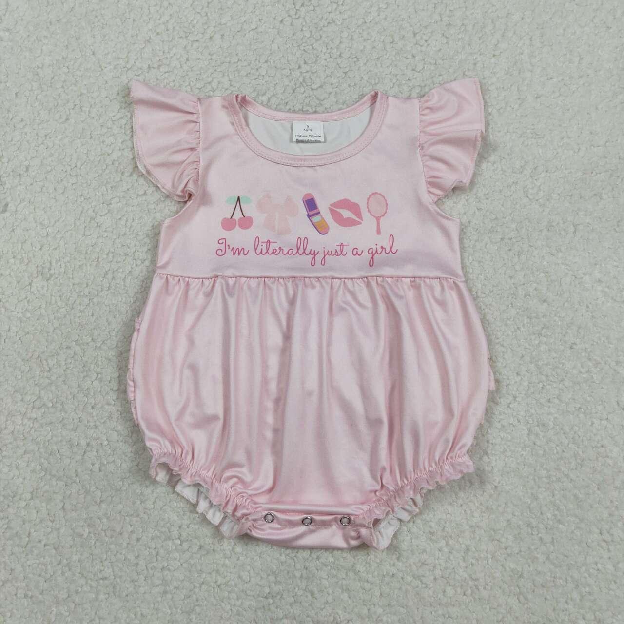 Pink cherry Baby Romper SR3825