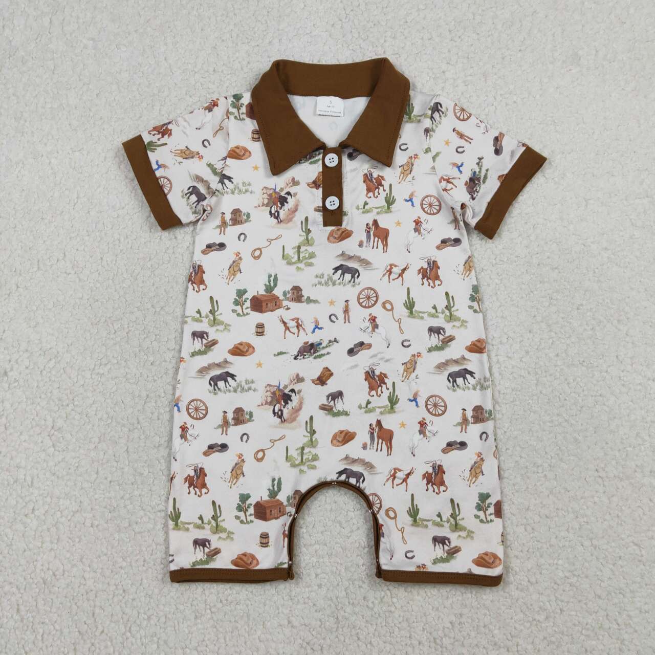 Western Cowboy Boys' Romper SR3882