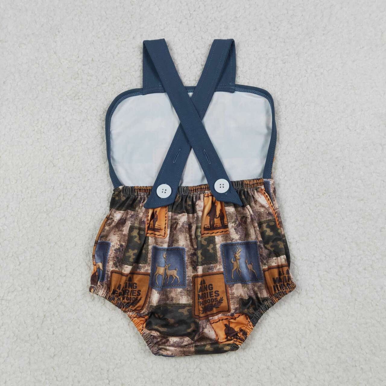 Hunting Deer sleeveless Baby Romper SR3925