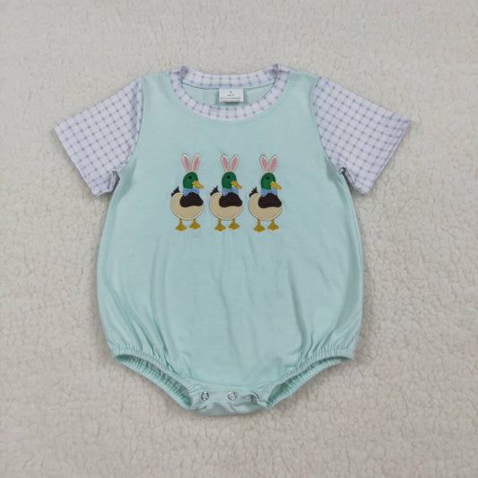 Easter Embroidery Duck Boys' Romper SR3630