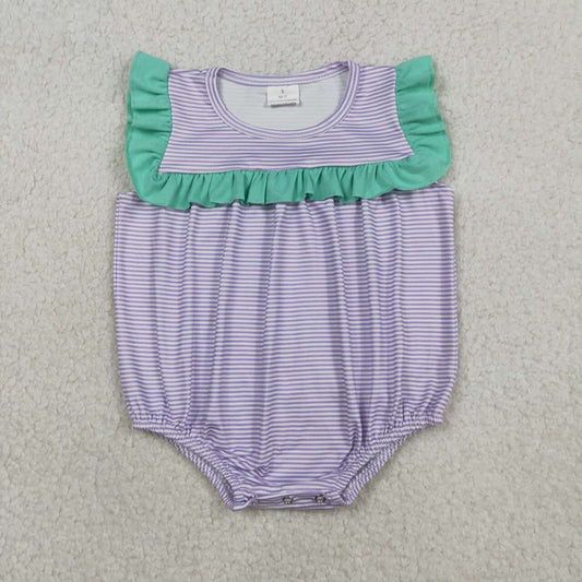 Purple Stripe Baby Romper SR3942