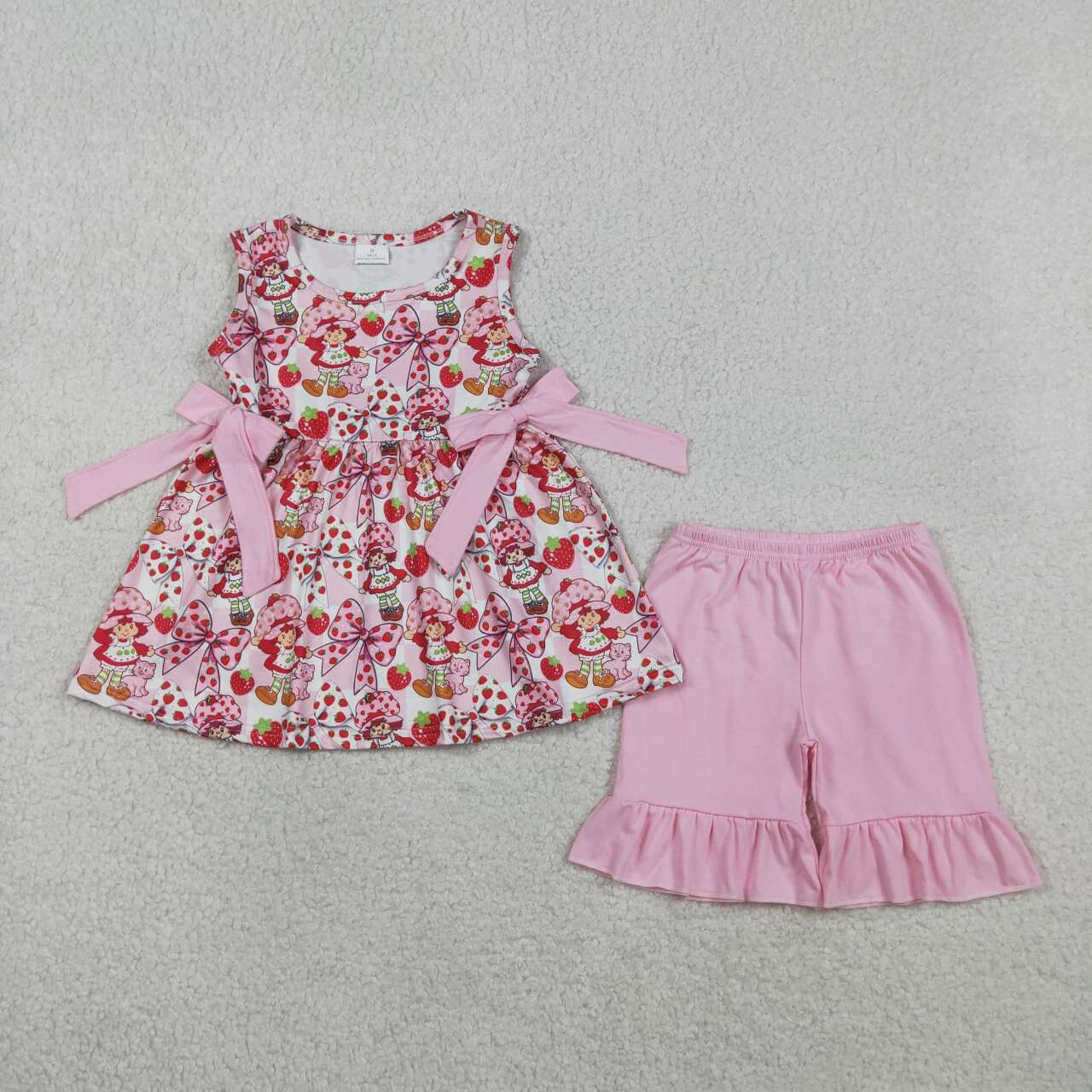 Strawberry Sleeveless Girls Set GSSO3104