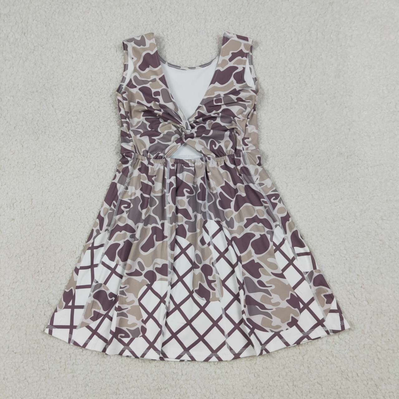 Camo Athletic Girls Dress GSD2819