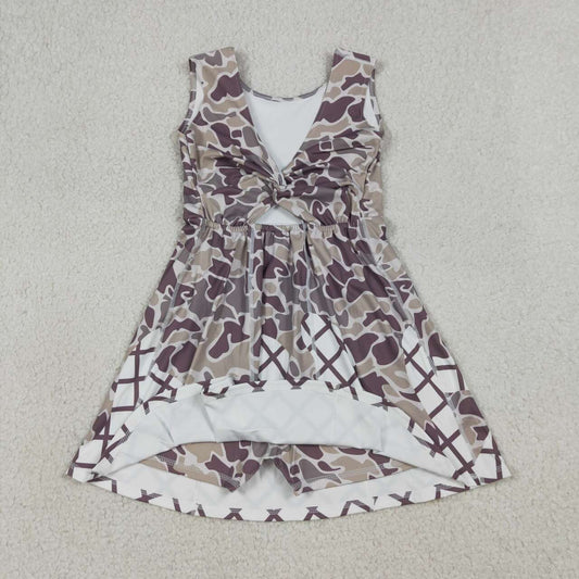 Camo Athletic Girls Dress GSD2819