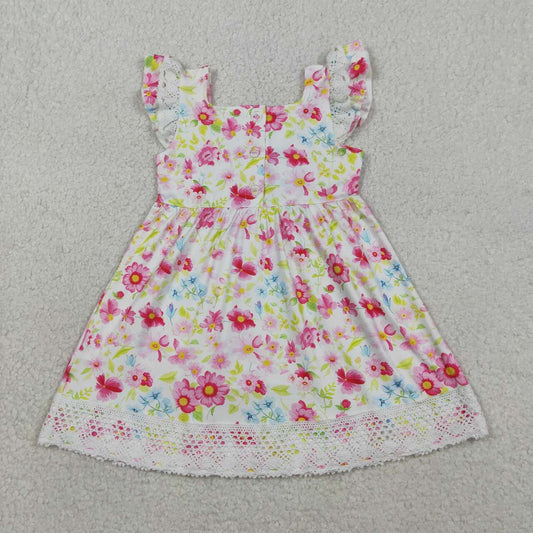 Easter Cross embroidery Girls dress GSD3313
