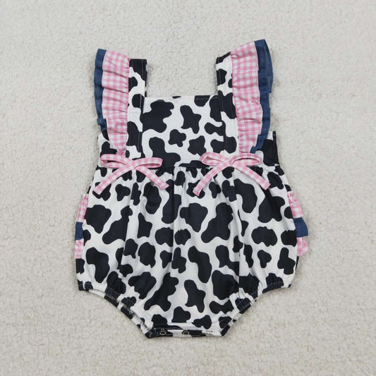Cute Cow Girls baby romper SR3898