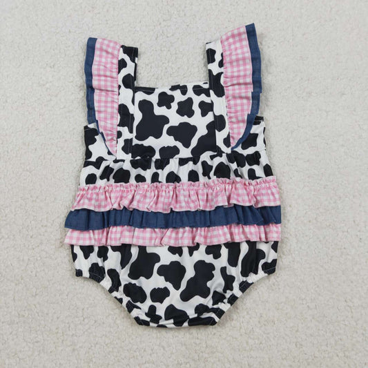 Cute Cow Girls baby romper SR3898