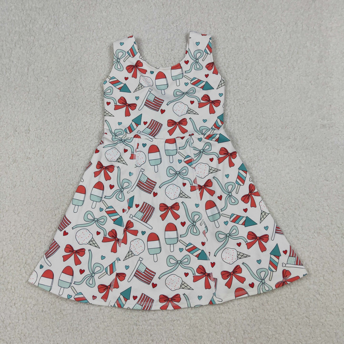 July of 4th popsicle Athletic Girls Dress GSD3750