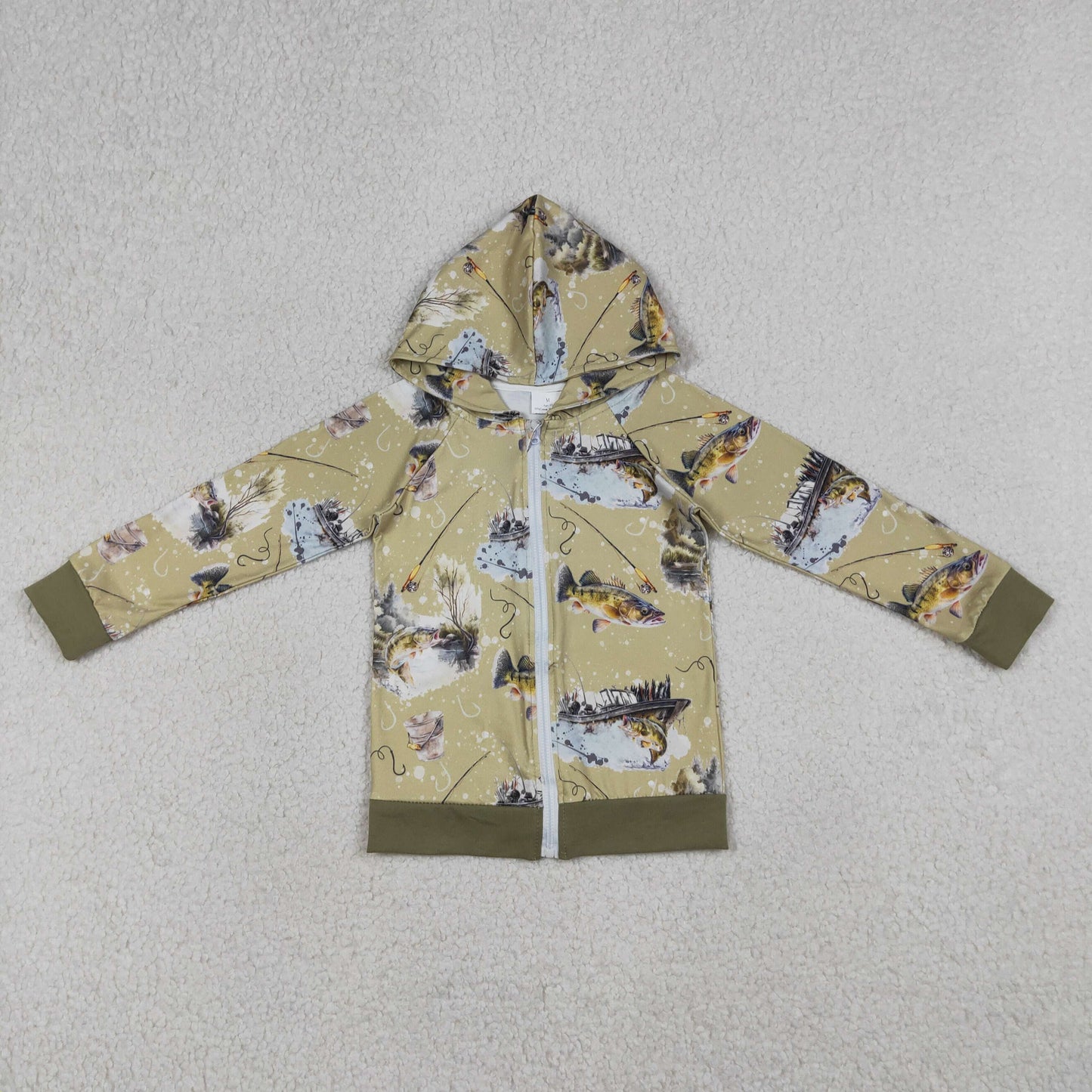 Fish print Long Sleeve Hoodies BT0346