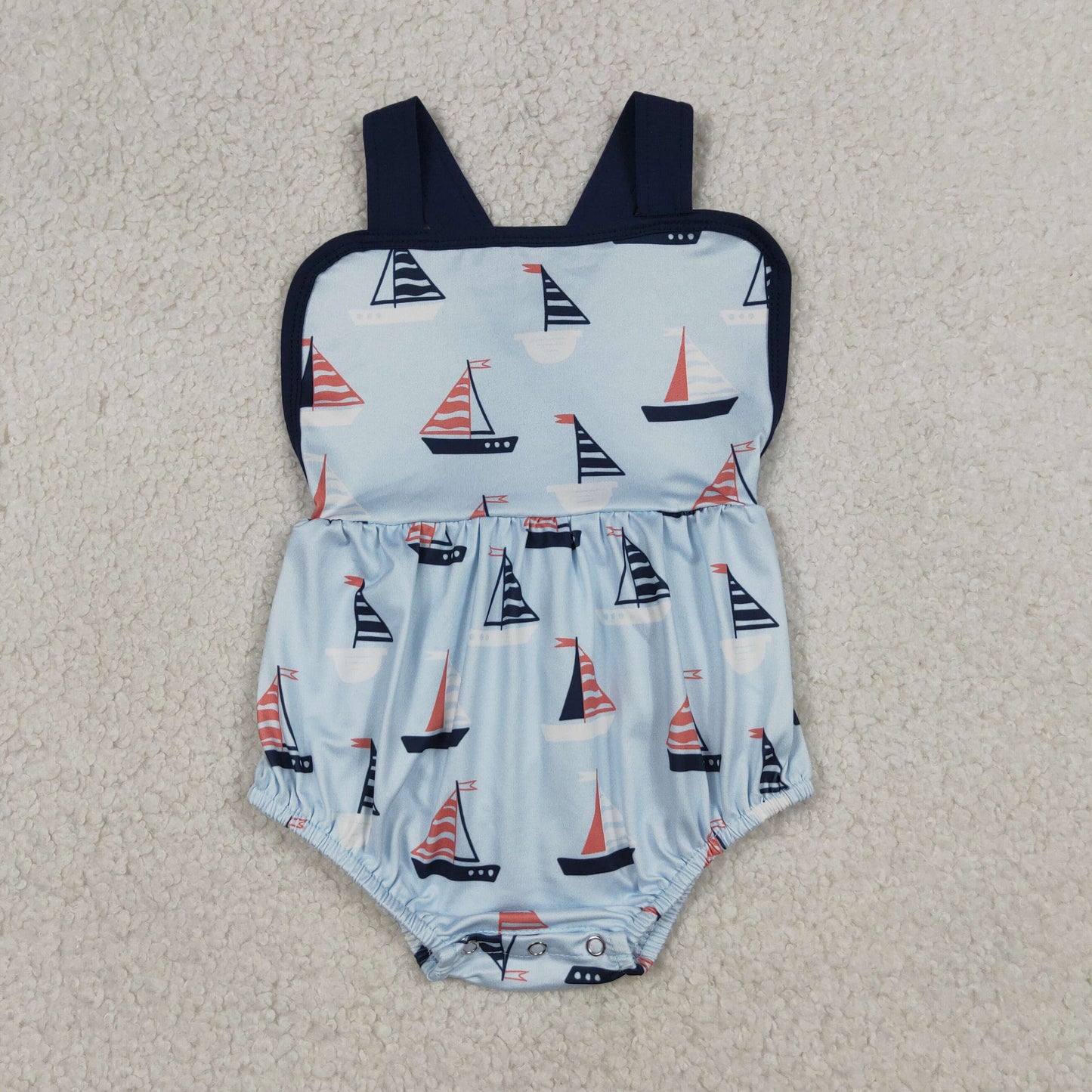 sailboat Baby Romper SR3945