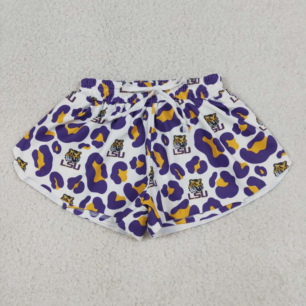 Leopard Purple team Girls shorts SS0821