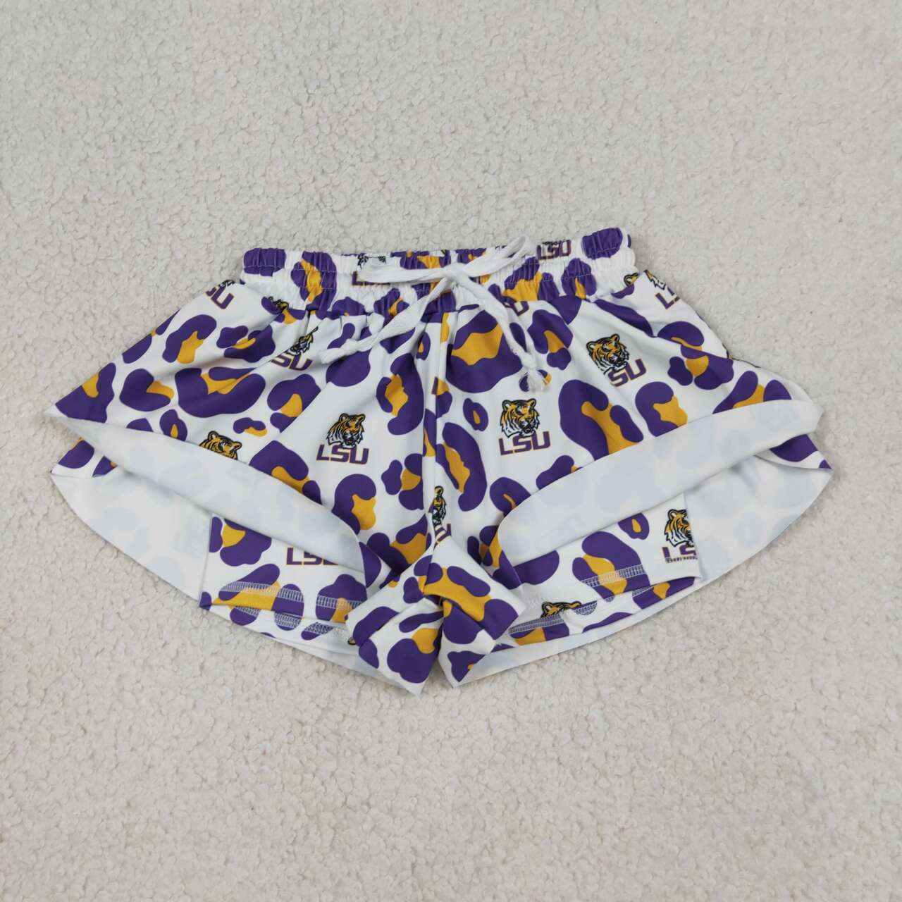 Leopard Purple team Girls shorts SS0821