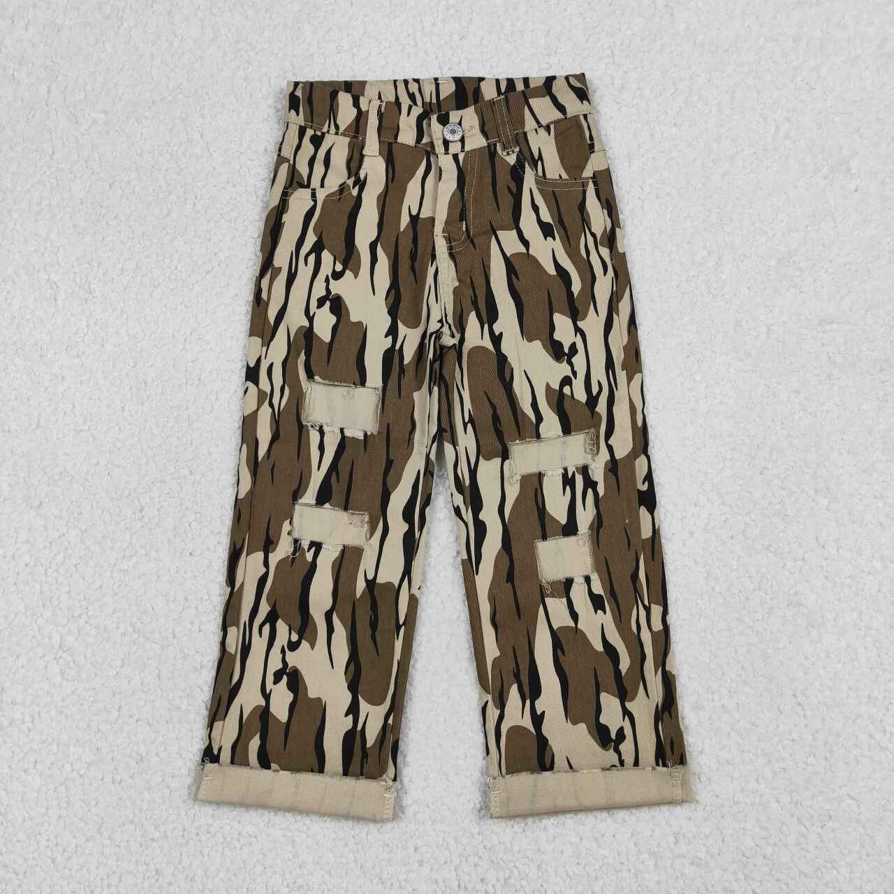 Camo Girls Jeans P0373