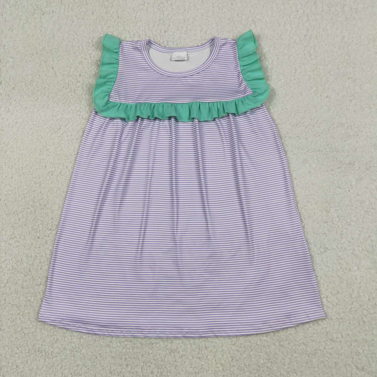 Purple Stripe Girls Dress GSD3560
