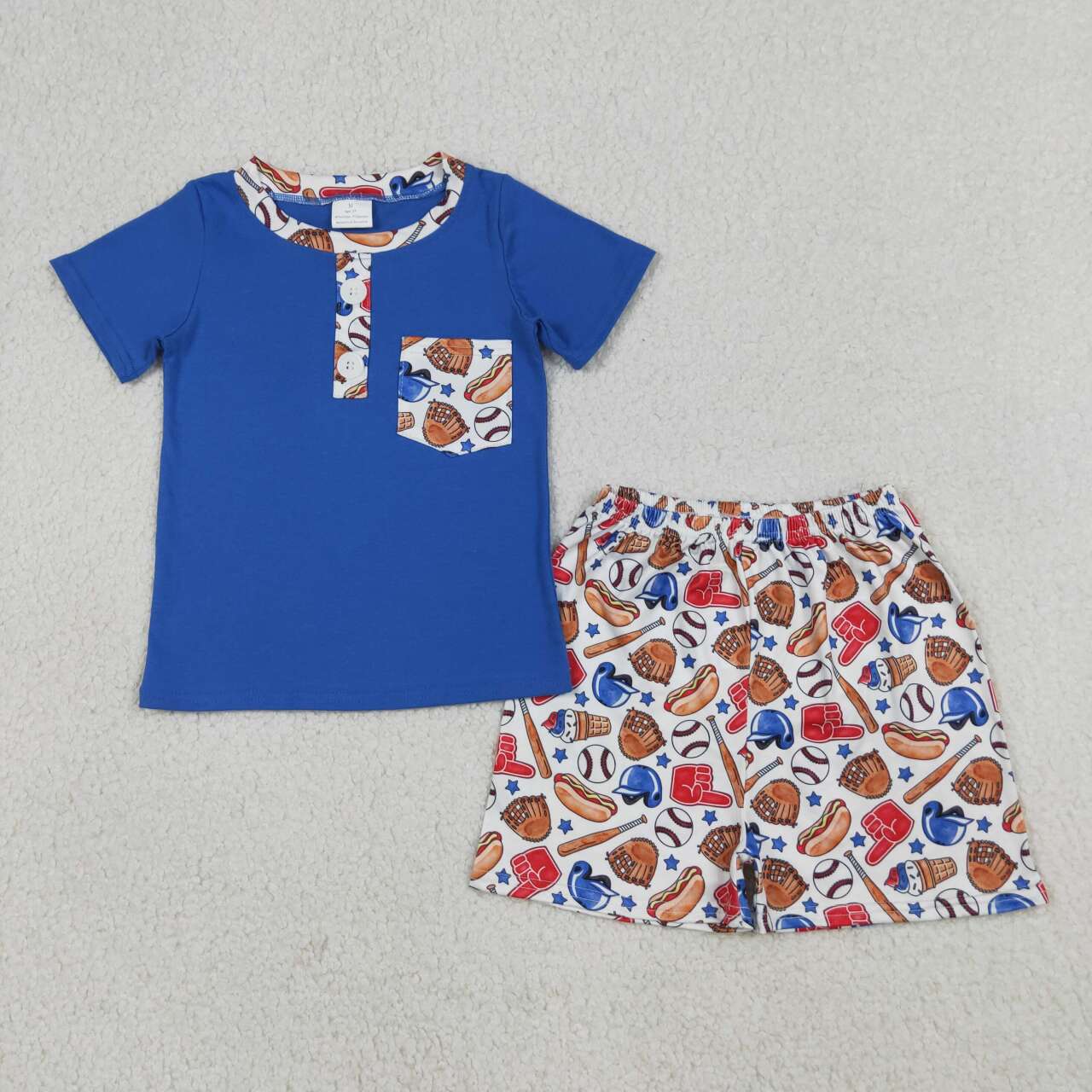 Baseball Short Sleeve Boy Set BSSO1922