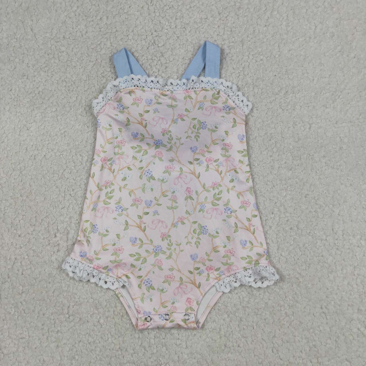 Floral Sleeveless Baby Romper  SR3461