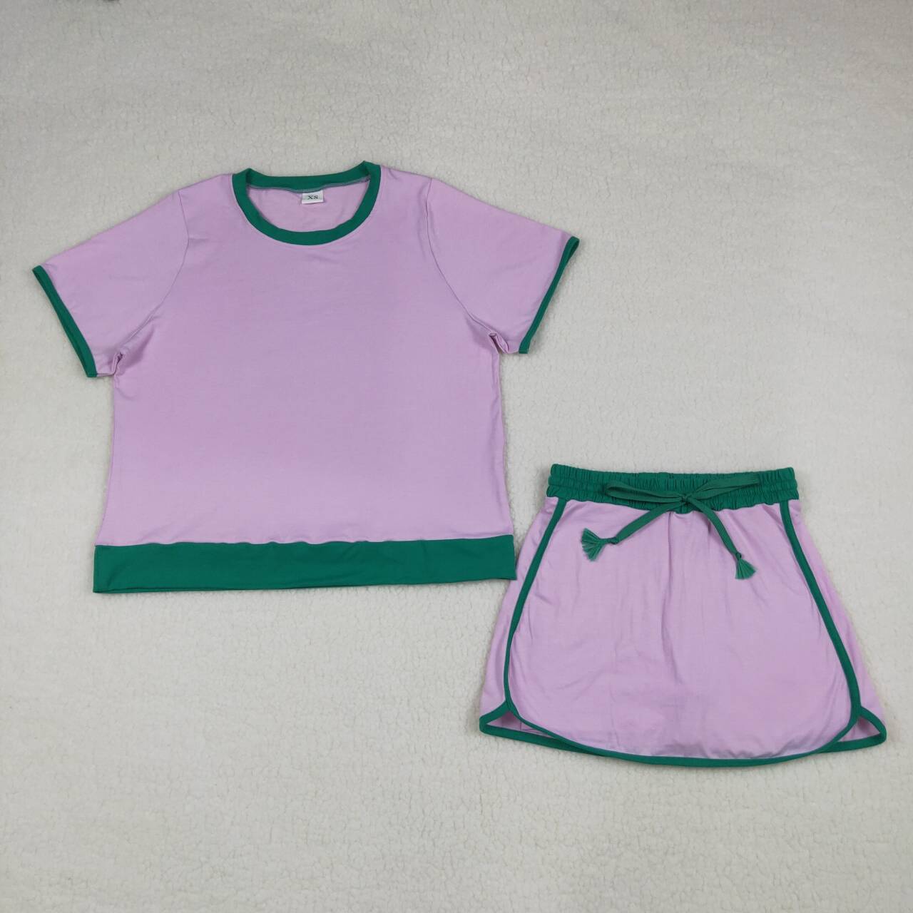Summer Solid Purple Girls Set GSD3672
