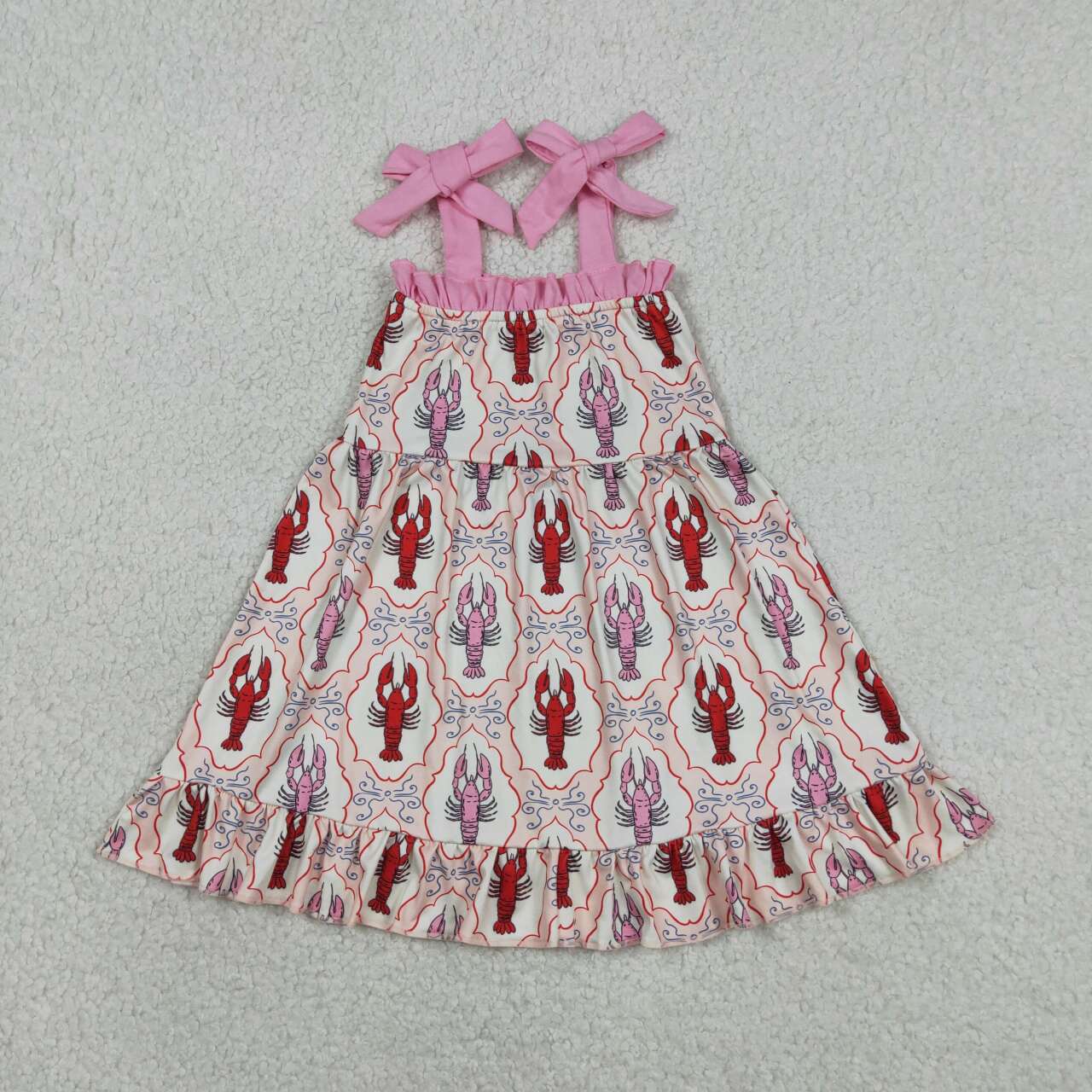 lobster sleeveless Girls Dress GSD3730