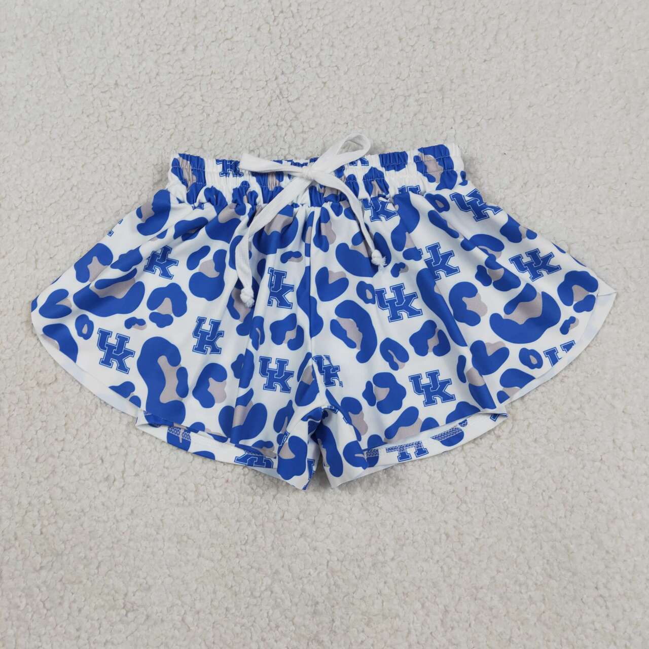 Blue leopard Girls shorts SSO812